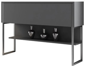 Komód Luxe - Silver, Anthracite