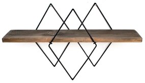 Fali polc 36x60 cm fenyő