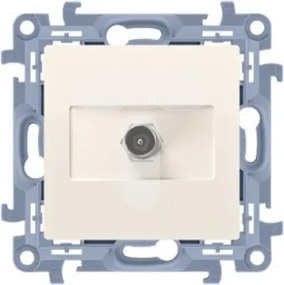 Fali antenna aljzat Kontakt Simon 10 CASF1.01/41 Bézs ekrü