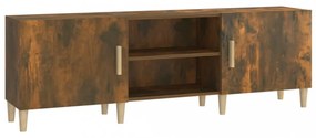 füstös tölgy színű szerelt fa TV-szekrény 150 x 30 x 50 cm