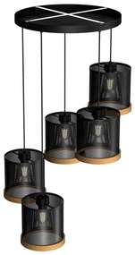 Csillár zsinóron BERIL 5xE27/60W/230V