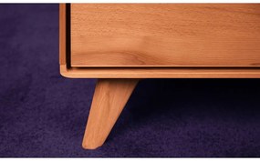 Alacsony bükkfa komód 134x63 cm Greg - The Beds