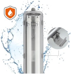 Brilagi - LED Tech. OPTIMA T8 2xG13/18W/230V IP65 fénycső, 110 db paletta