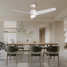 Immax NEO 07281L - LED+CCT Dimmelhető mennyezeti ventilátor BEAUTY 18W/230V Wi‑Fi Tuya + távirányító