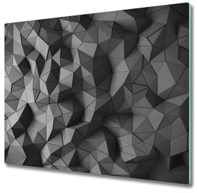 Üveg vágódeszka Abstract 3D 60x52 cm