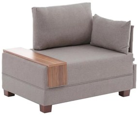 TULA jobb oldali sarokfotel, bézs