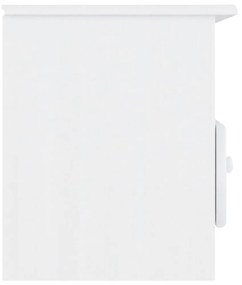 ALTA fehér tömör fenyőfa fiókos TV-szekrény 100x35x41 cm