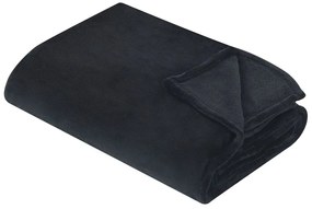 Fekete takaró 200 x 220 cm BAYBURT Beliani