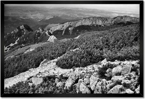 Poszterek keretben 60x40 Tátra Lengyel hegyek Kilátás