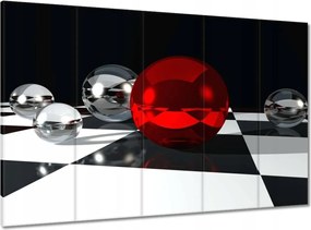 Vászonkép 100x70 Golyók a rácson