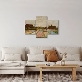 Kép - Vincent van Gogh, Flower Beds in Holland, reprodukciók (90x60 cm)