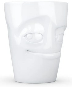 Fehér 'mosolygós' porcelánbögre - 58products
