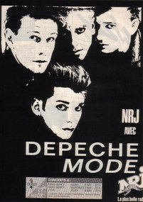 Poszter 21x30 cm Depeche Mode A4