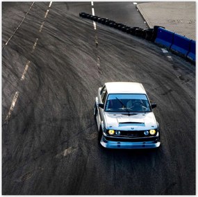Poszterek 140x140 Fehér sportautó