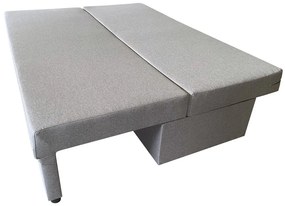 Odessa Kihúzható Kanapé 185x85x80 cm, tárolóládával, Grey Flower