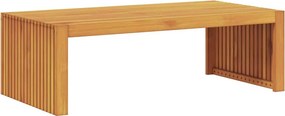 vidaXL Oldal asztal Olaj Természetes 110 x 55 x 35 cm Tömör Akácfa