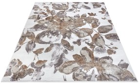 Szürke-barna szőnyeg 67x120 cm Shine Floral – Hanse Home