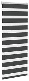 zebrafüggönnyel fekete szövetszélesség 60,9 cm poliészter