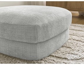 Világosszürke zsenília lábtartó Leonore – Bobochic Paris