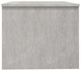 betonszürke szerelt fa dohányzóasztal 80 x 50 x 42,5 cm