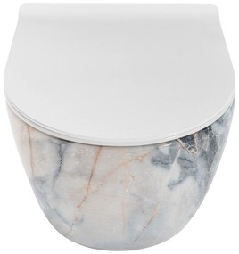 WC csésze Rea Carlos Slim Granit Shiny