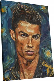 Cristiano Ronaldo CR7 vászonkép otthon nappali ajándék 45x60