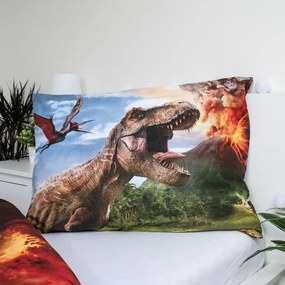 Egyszemélyes pamut gyerek ágyneműhuzat 140x200 cm Jurassic World "Volcano" – Jerry Fabrics