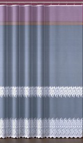 Mg Függöny jacquard 628/54 Fehér 250x250 szalaggal M