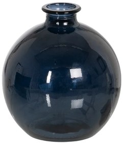 Sötétkék kézzel készített váza (magasság 18 cm) – Ixia