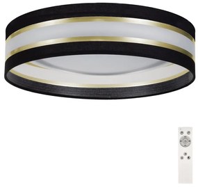 Belis LED Dimmelhető mennyezeti lámpa SMART CORAL GOLD LED/24W/230V fekete/arany + távirányító BE0521