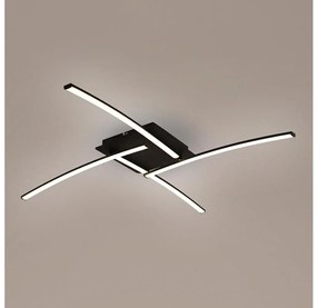 Brilagi - STRIPES LED mennyezeti lámpatest 32W/230V fekete