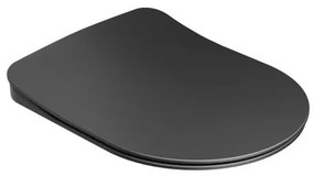 Ravak Chrome uni flat wc ülőke, fekete X01795
