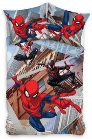 Carbotex Gyermek pamut ágynemű Spider-Man SpiderForce, 140 x 200 cm, 70 x 90 cm, 70 x 90 cm