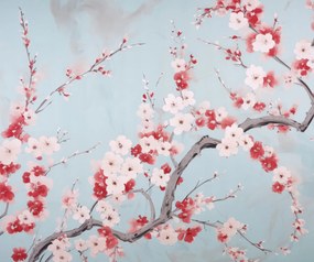 Poszter 60x50cm Cseresznye virágzásban