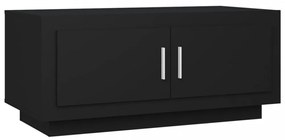 fekete szerelt fa dohányzóasztal 102 x 55 x 45 cm