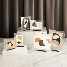 Fekete üveg álló képkeret 19x23 cm Flute – Umbra