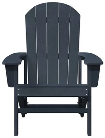 Adirondack székek 2 db Tengerészkék 74x82x90 cm HDPE