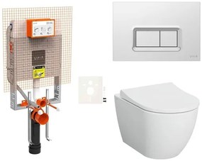 Kedvező árú VitrA fali WC garnitúra + VitrA Nuo WC SIKOVIZNUO680