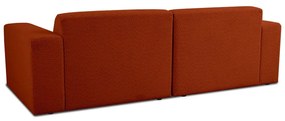 Téglavörös buklé kanapé 228 cm Roxy – Scandic