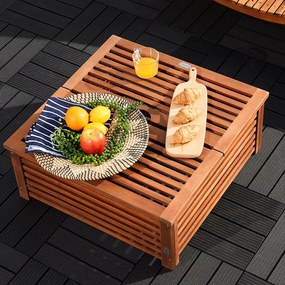 Deuba Napernyőállvány takaró 62x62x26 cm - akác