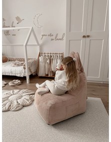 Világos rózsaszín gyerek babzsák Funny Bunny – The Brooklyn Kids