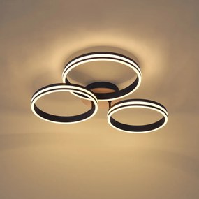 Mennyezeti lámpa fa LED-del, 3 lépésben dimmelhető, 3-lámpás - Navara