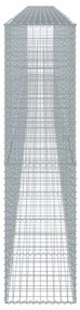 horganyzott vas gabion kosár fedéllel 900 x 50 x 200 cm