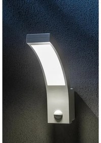 Lámpa Fali lámpa PARIS mozgásérzékelővel ,10W, 900 lm, IP54, AC220-240V, 50/60Hz, fénykibocsátás 140°, hatótávolság 9m,4000K, fehér