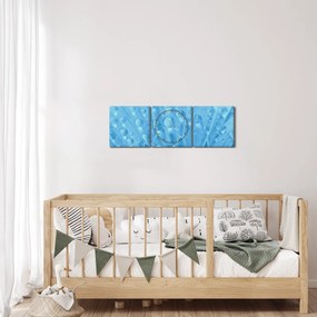 Kép - Makro felvétel egy virágról (órával) (90x30 cm)