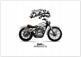 Poszterek 100x70 Motorkerékpår Antik Vintage