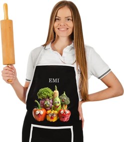EMI Freshy konyhai kötény, Fekete