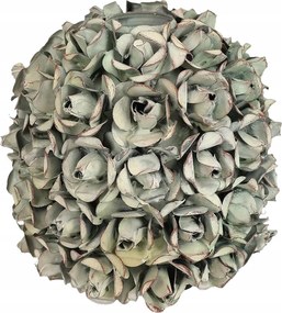 Kis Váza Egy Virág Rózsa Virágok 10cm Boho Loft Retro Zöld