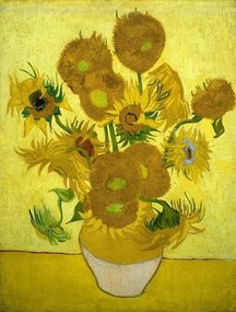 Vincent van Gogh - Festmény reprodukció Vincent van Gogh - Napraforgók, (30 x 40 cm)