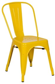 Sárga fém étkezőszék szett 2 db-os – Ixia